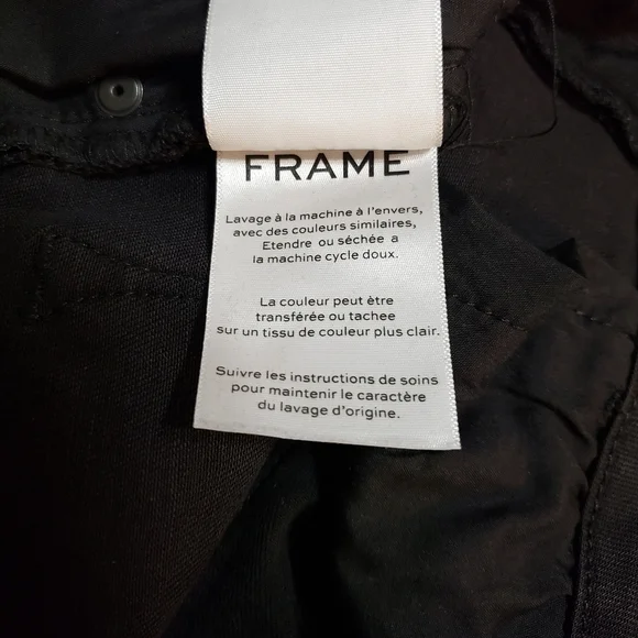 Frame Le Crop Mini Boot Jeans color Herring 'BLACK